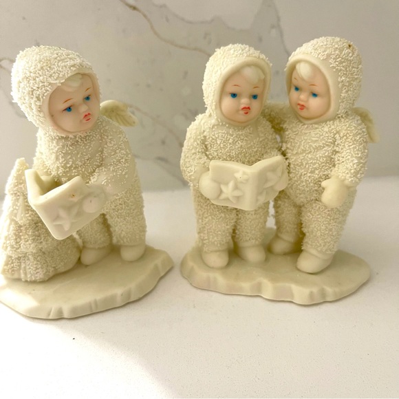 Department 56 Winter Tales of Snowbabies "Twinkle Little Stars" Set - Picture 1 of 10